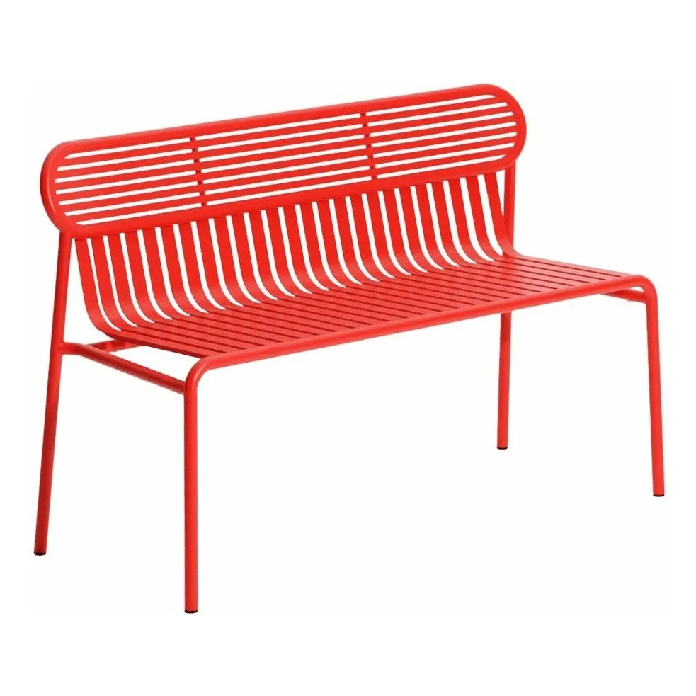 Petite Friture Red Weekend Bench