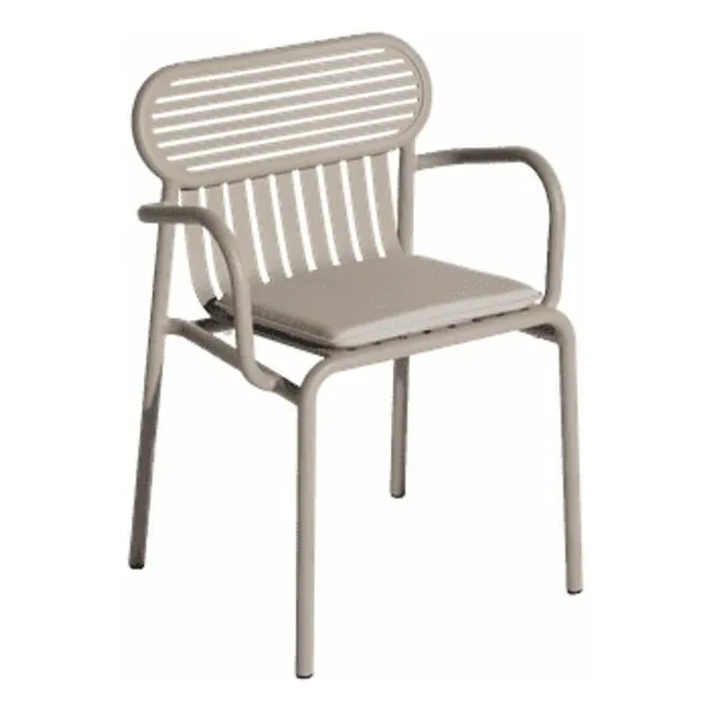 Petit coussin d'assise Week-end | Beige- Image produit n°1
