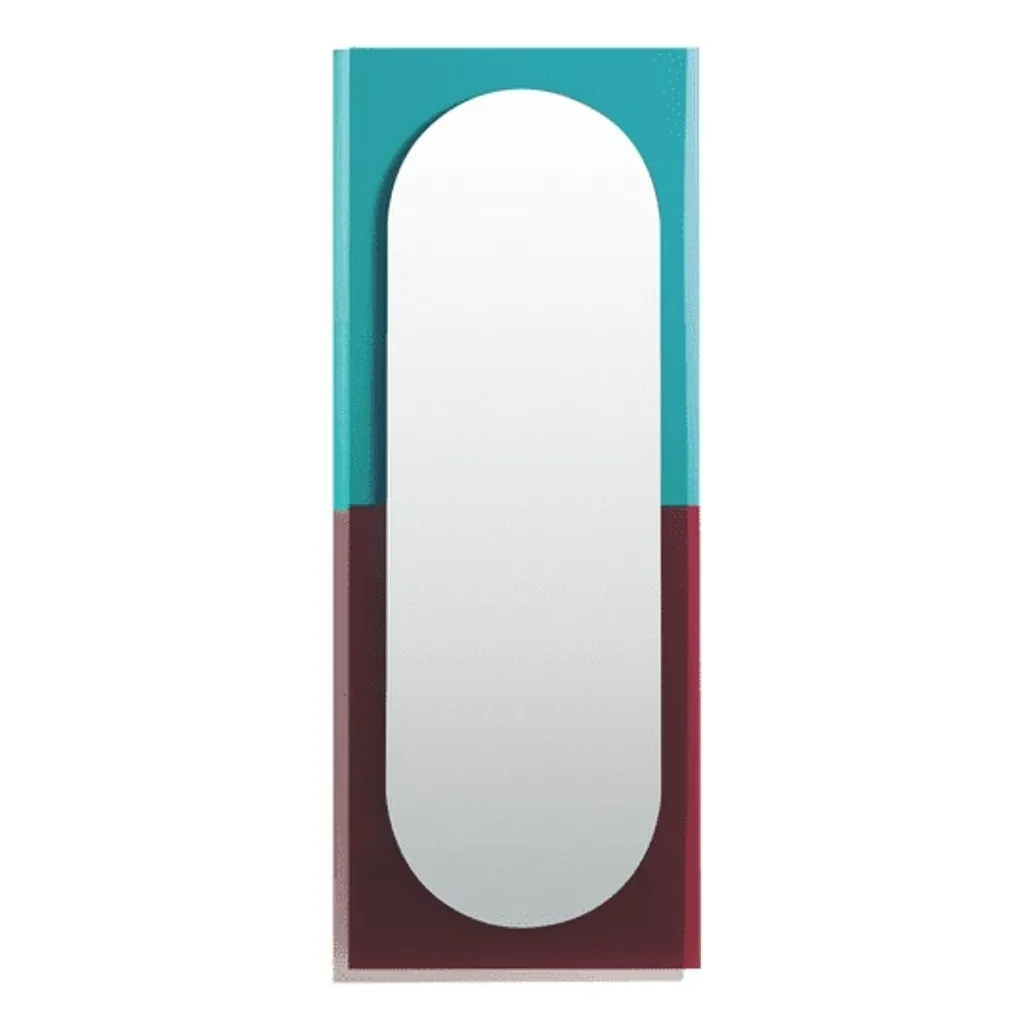 Petite Friture Cherry Red Wander Mirror, Ac/Al Studio