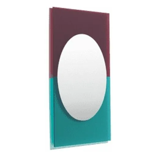 Wander mirror, AC/AL Studio | Cherry red
