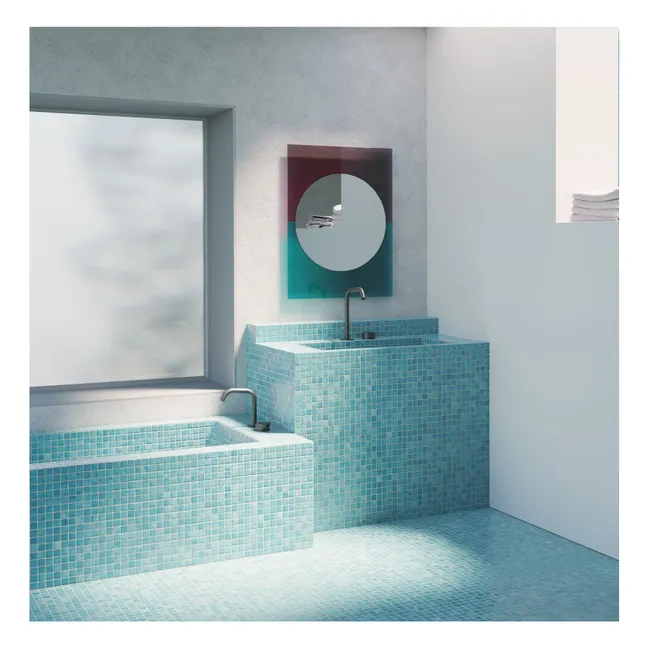 Miroir Wander, AC/AL Studio | Rouge cerise