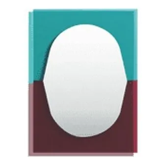 Wander mirror, AC/AL Studio | Cherry red