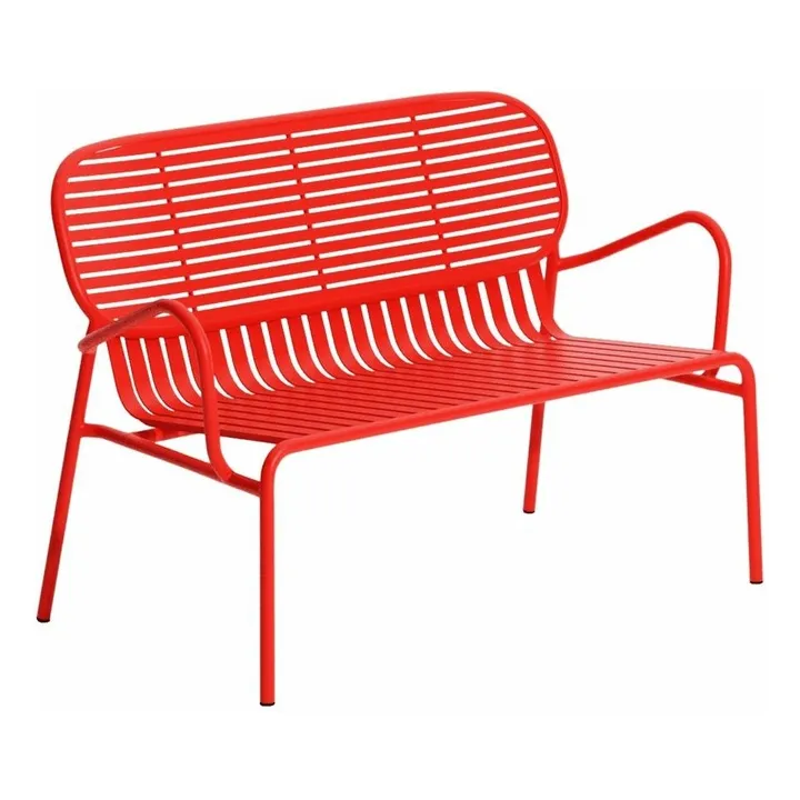 Canapé de jardin Week-end 2 places | Rouge- Image produit n°0