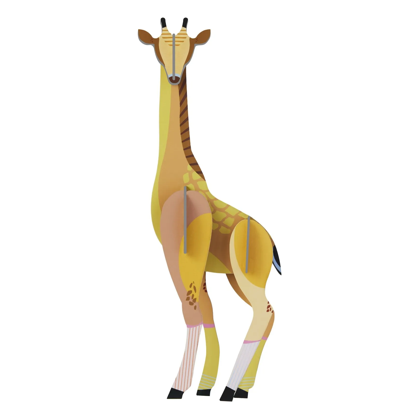 Studio Roof Multicoloured Giraffe Wall Decoration