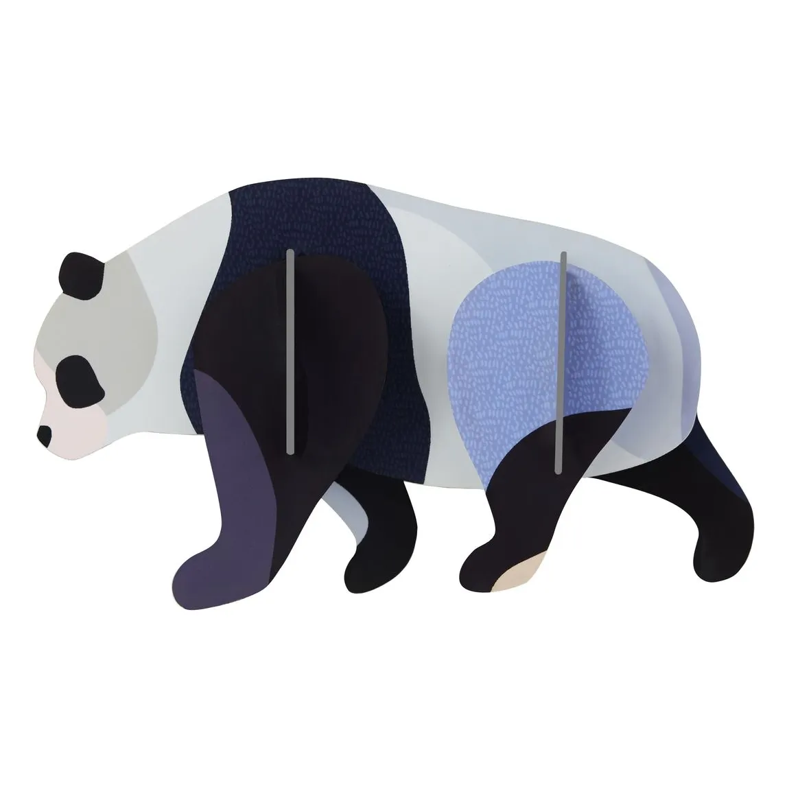 Studio Roof Multicoloured Panda Wall Decoration