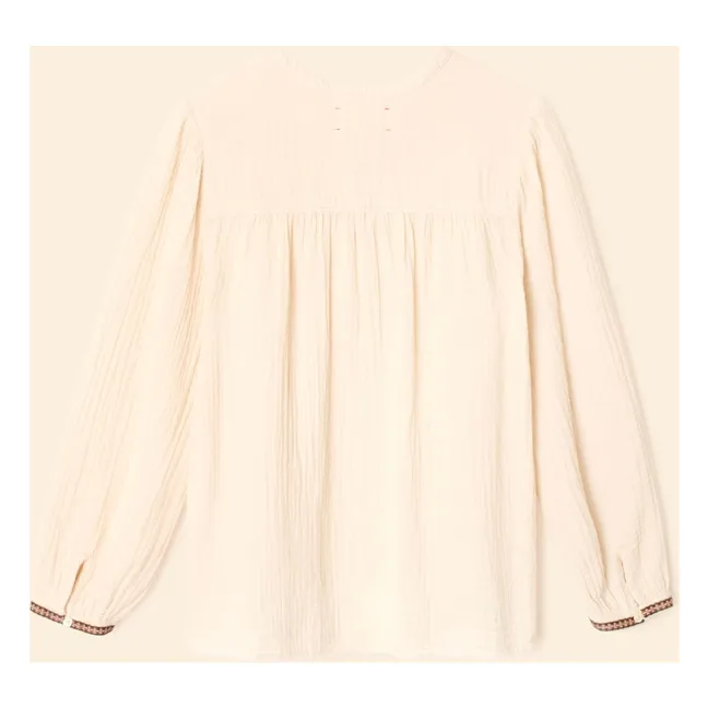Blouse Colette Gaze de Coton | Ecru