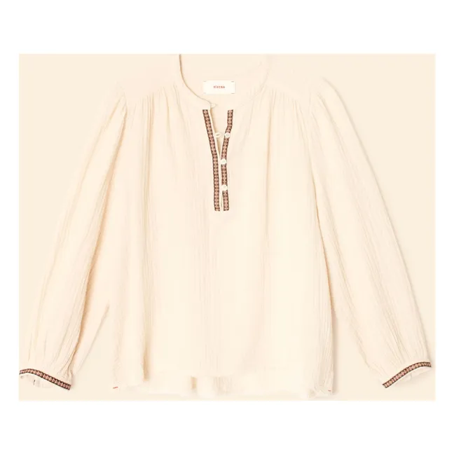 Blouse Colette Gaze de Coton | Ecru