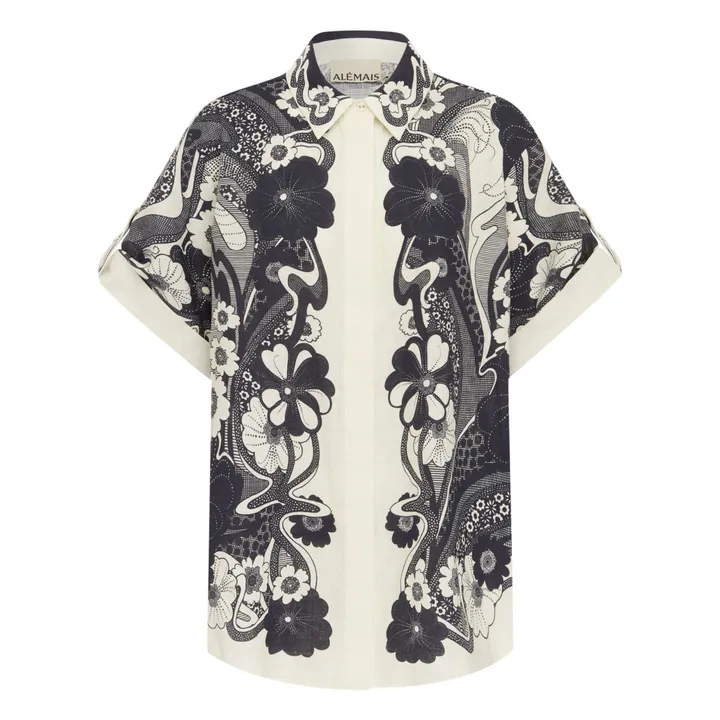 Chemise Mickey Lin | Bleu marine- Image produit n°0