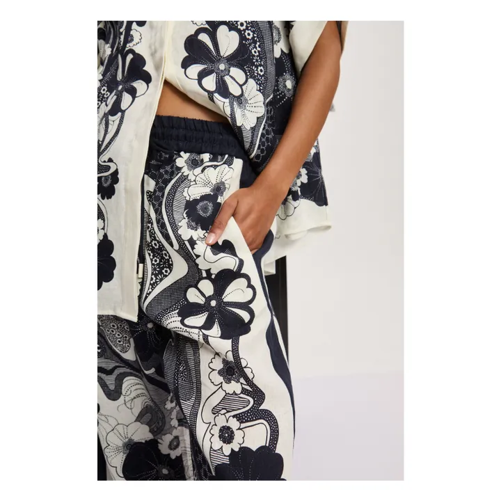 Pantalon Mickey Lin | Bleu marine- Image produit n°2
