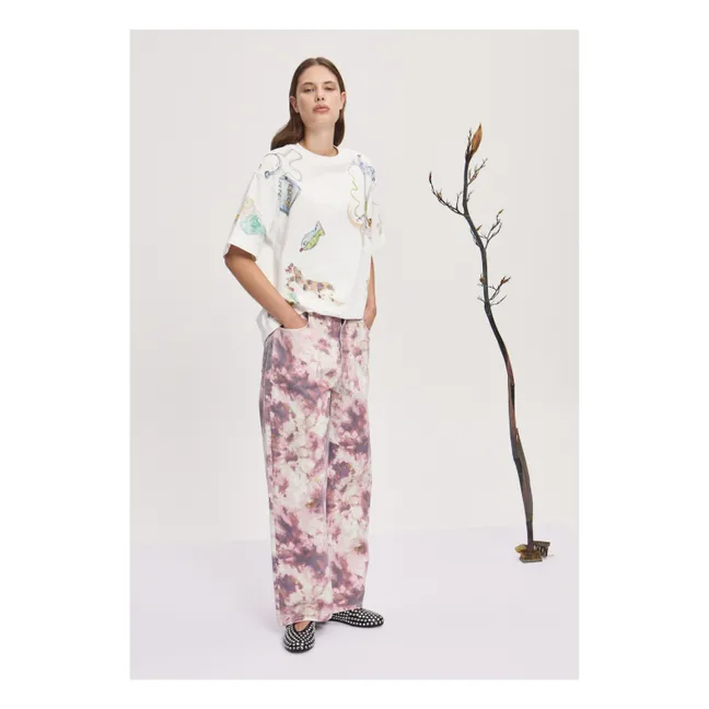 T-Shirt Anouk Bio-Baumwolle | Cremefarben