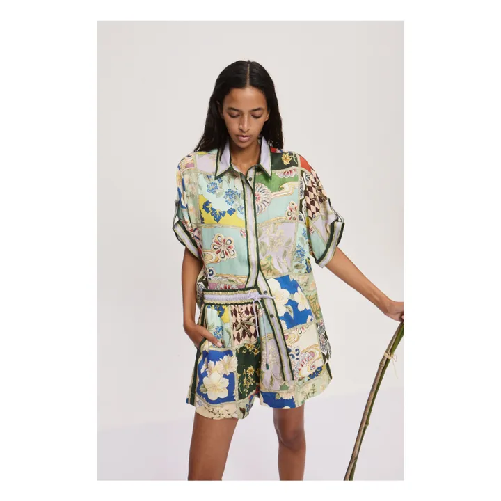 Short Bianca Lin | Vert d'eau- Image produit n°1
