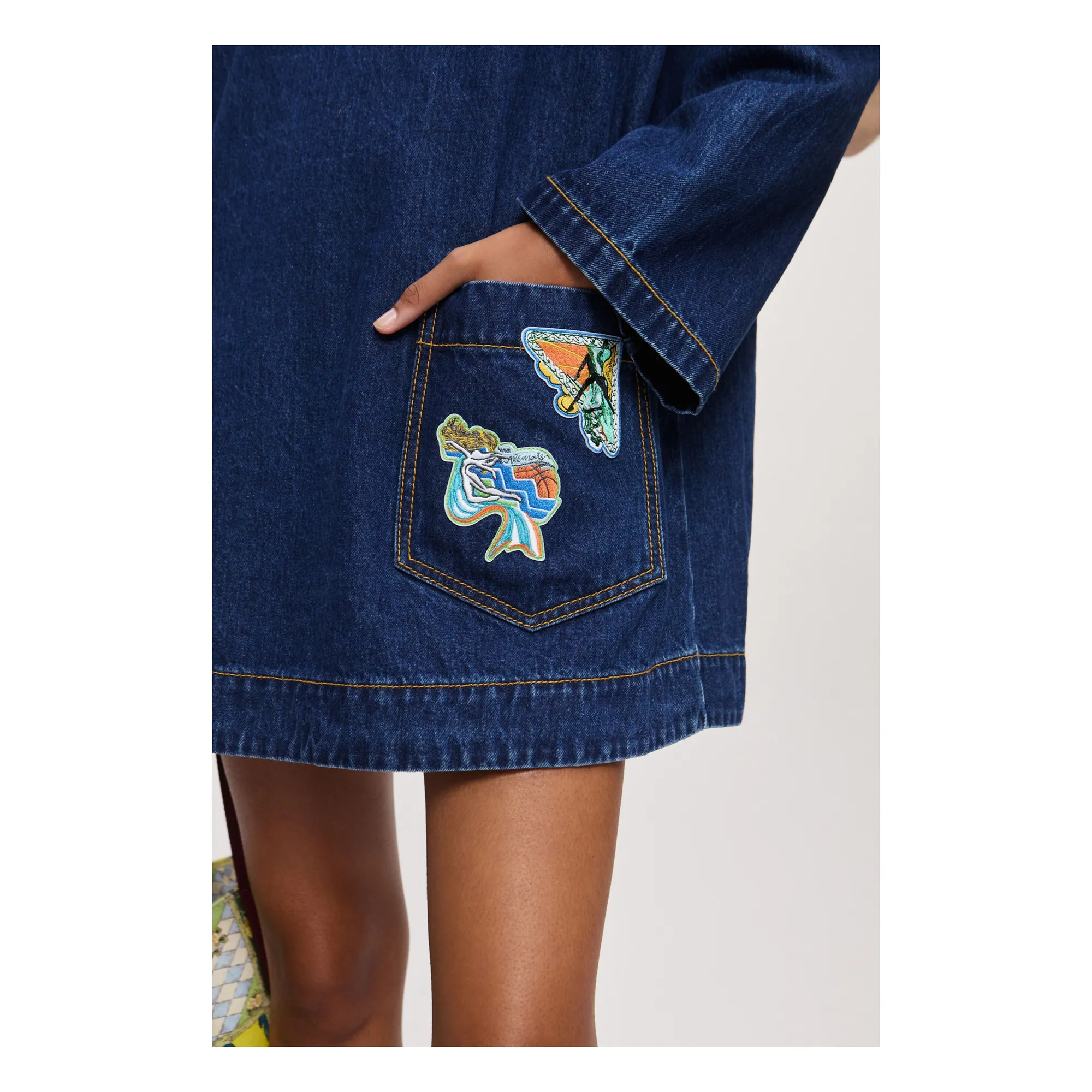 Robe Speedy Denim | Indigo- Image produit n°4