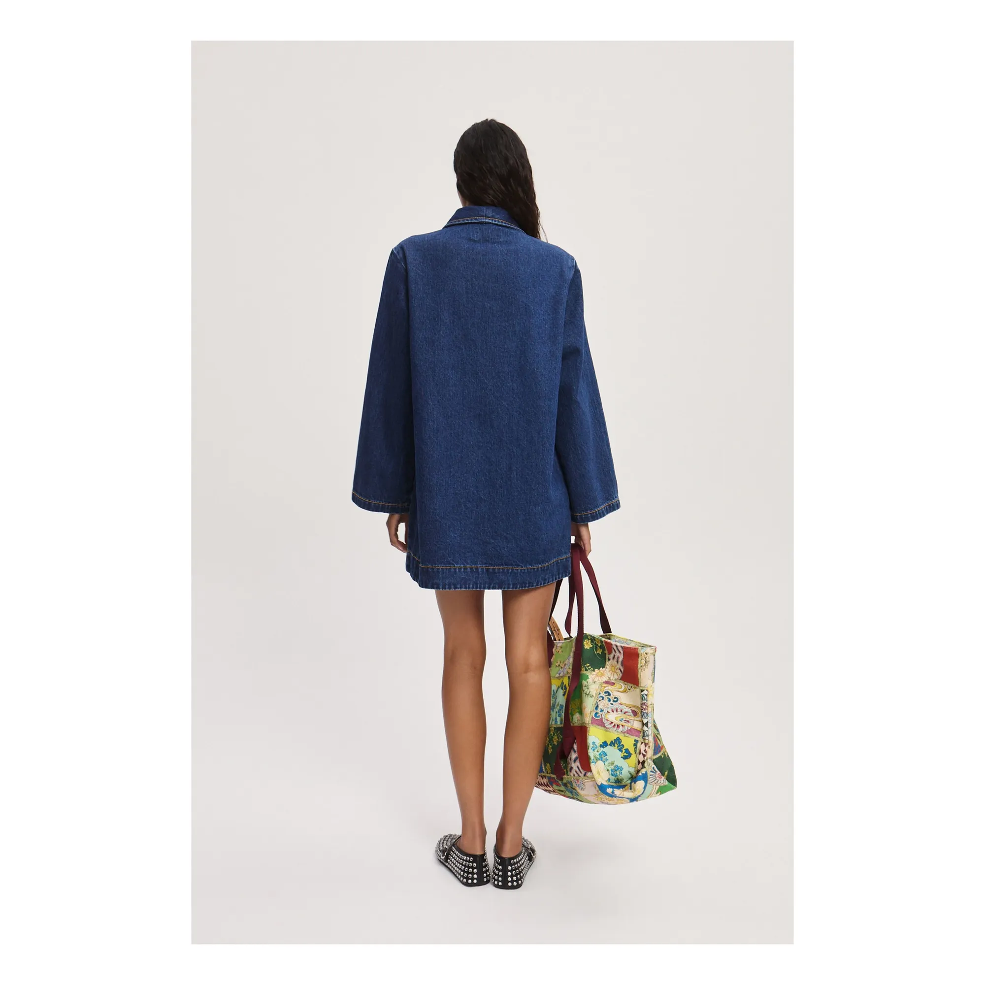 Robe Speedy Denim | Indigo- Image produit n°3