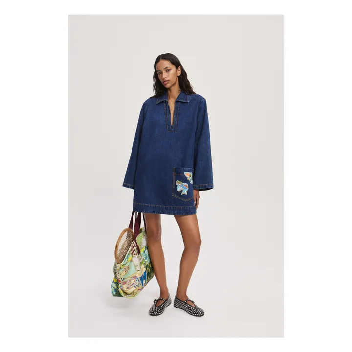 Vestido vaquero Speedy | Indigo- Imagen del producto n°1