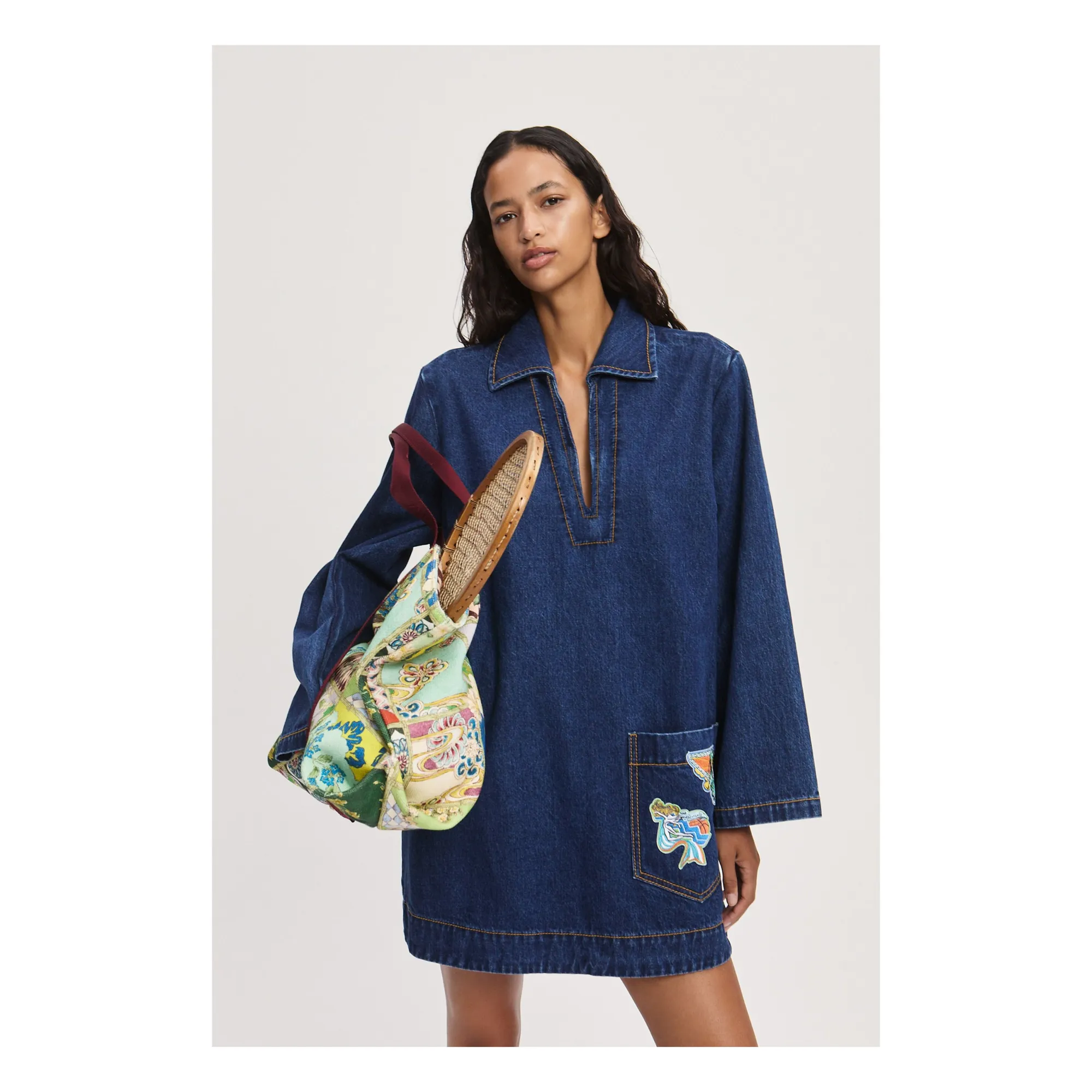 Robe Speedy Denim | Indigo- Image produit n°0