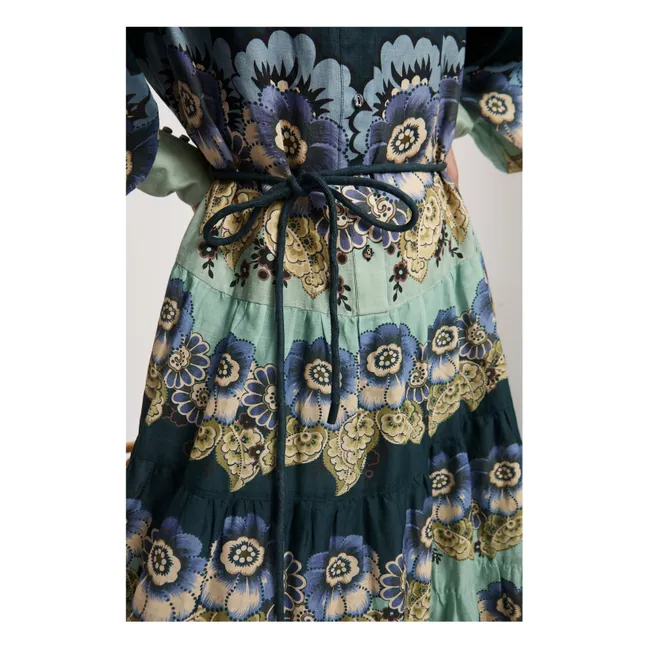 Robe Madalena Ramie | Bleu