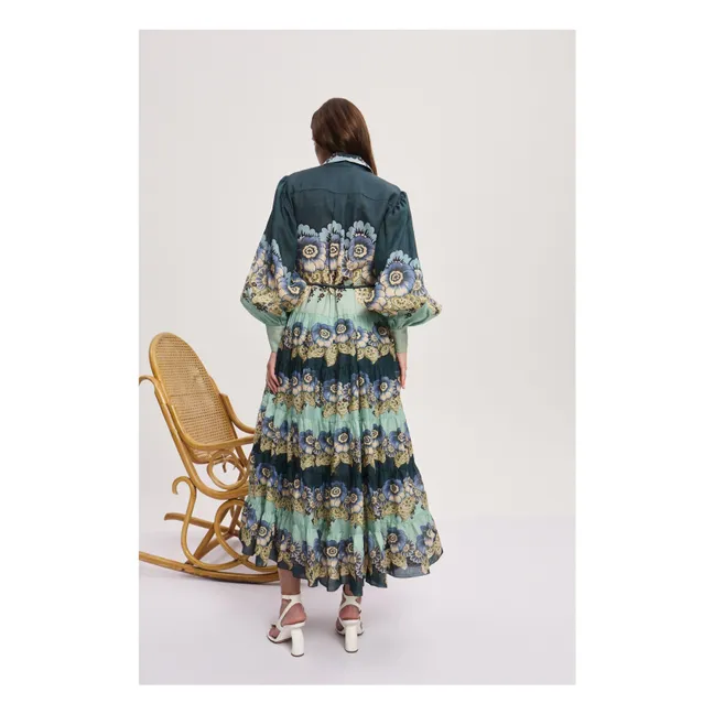 Robe Madalena Ramie | Bleu