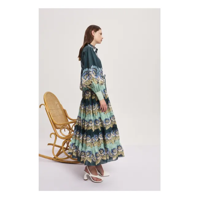 Robe Madalena Ramie | Bleu
