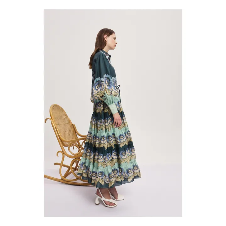 Robe Madalena Ramie | Bleu- Image produit n°2