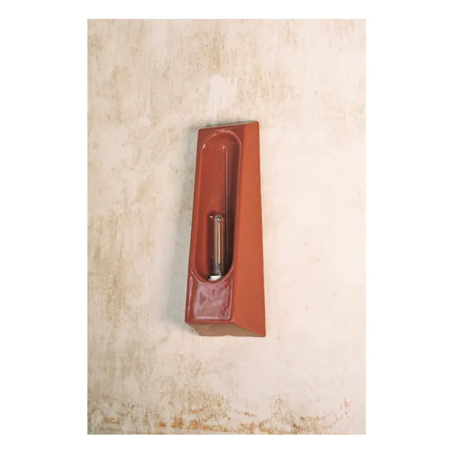 Lampada da parete Alcova | Rosso carminio