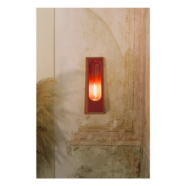 Lampada da parete Alcova | Rosso carminio