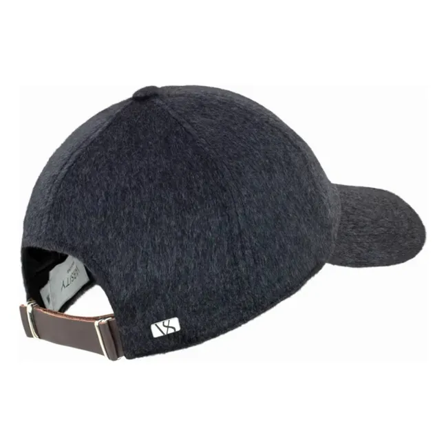 Casquette Souple Cachemire | Gris anthracite