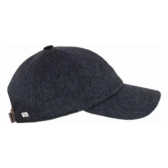 Casquette Souple Cachemire | Gris anthracite