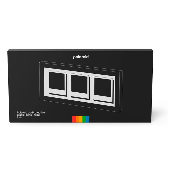 Cadre photo pour trois Polaroid | Noir- Image produit n°4