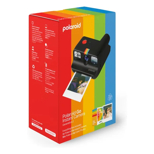 Coffret appareil photo Polaroid Go Gen 2 | Noir