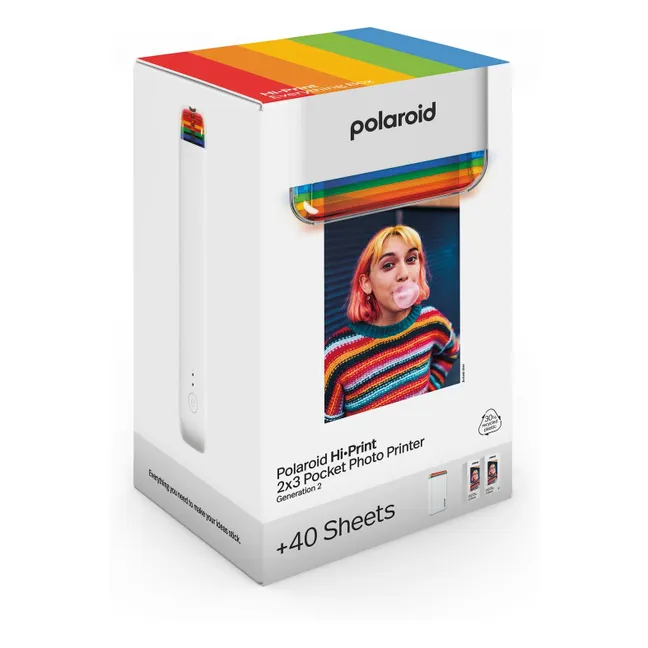 Coffret imprimante photo Hi-print Gen 2 | Blanc