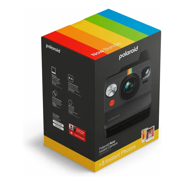 Coffret appareil photo Polaroid Now Gen 3 | Noir
