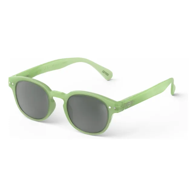Sonnenbrille #C Junior | Mandelgrün