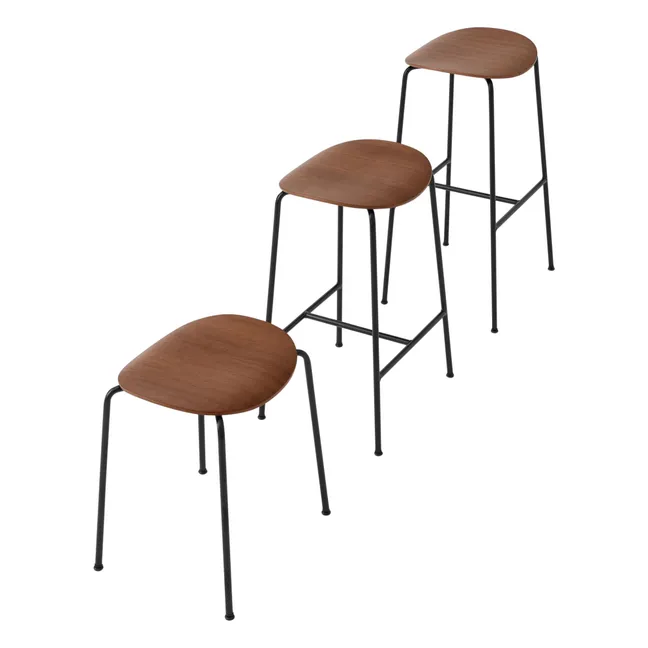 Tabouret de bar Pavilion AV38, Anderssen & Voll | Noyer