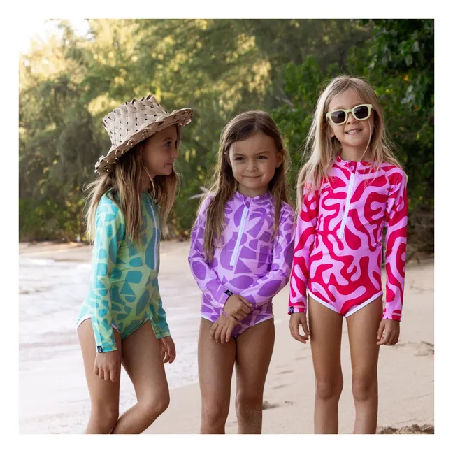 Maillot de Bain Anti-UV Beach Fibres Recyclées | Vert pistache
