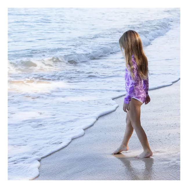 Maillot de Bain Anti-UV Beach Fibres Recyclées | Violet