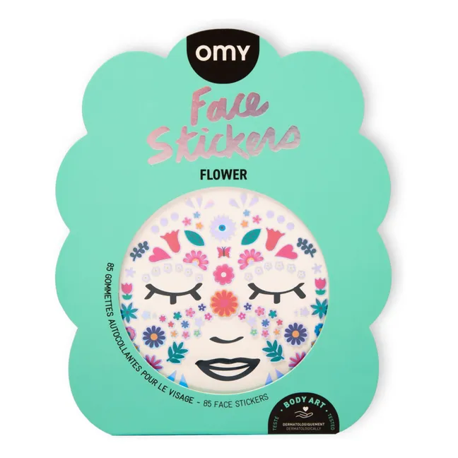 Gesichtssticker Flower