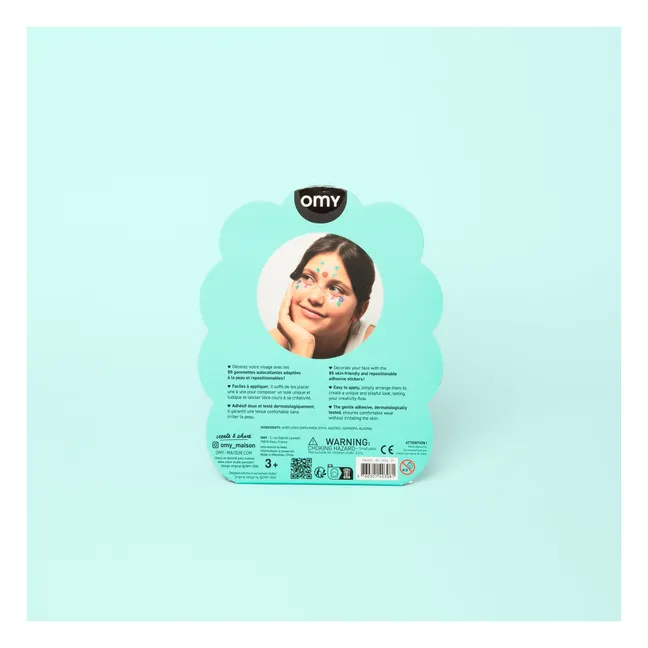 Stickers pour visage Flower