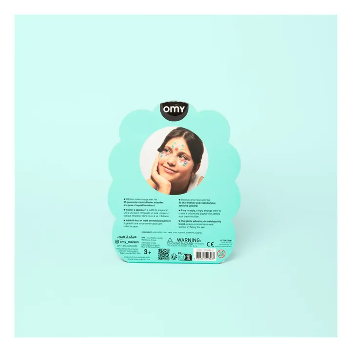 Stickers pour visage Flower- Image produit n°7