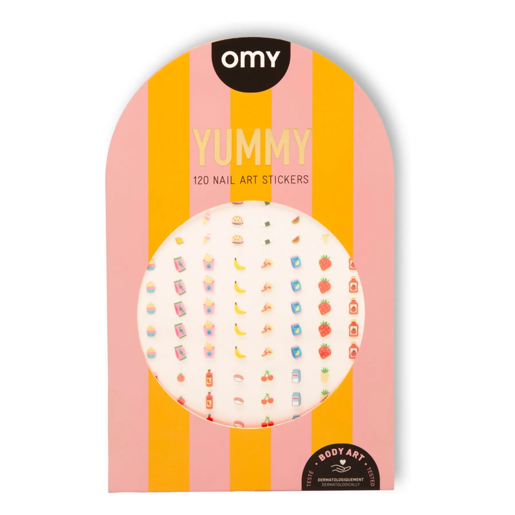 Omy Multicoloured Yummy Nail Stickers