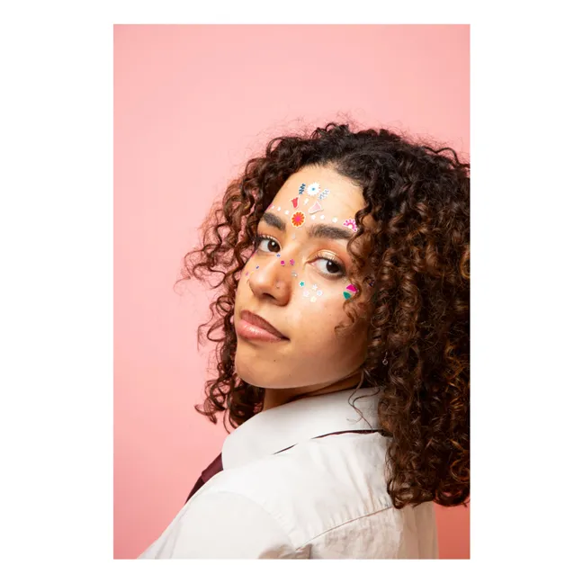 Stickers pour visage Flower
