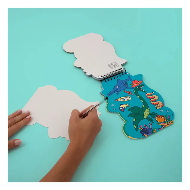 Livre d'activité stickers Dino
