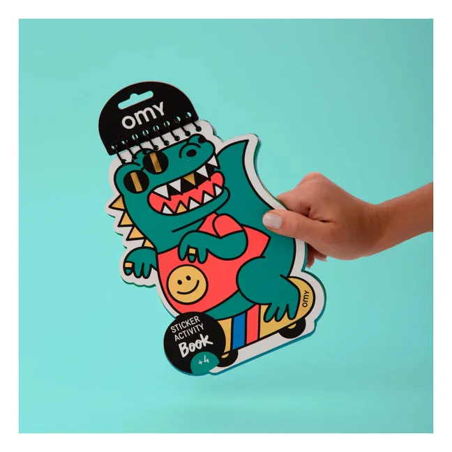Livre d'activité stickers Dino