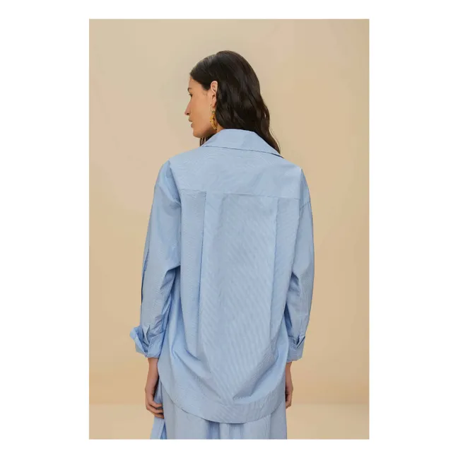 Chemise Banana Cocina Rayée | Bleu