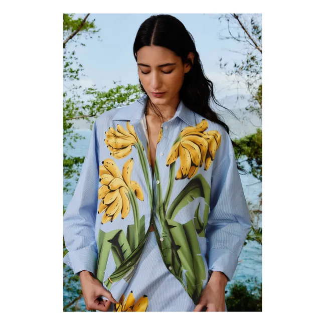 Camisa de rayas Banana Cocina | Azul