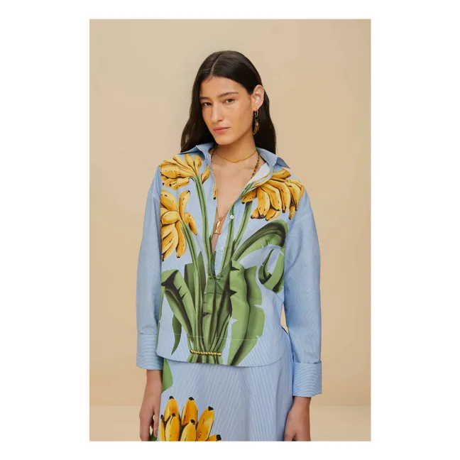 Chemise Banana Cocina Rayée | Bleu