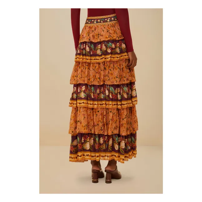 Jupe Colorful Birds | Orange