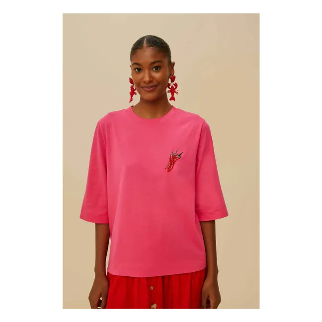 T-shirt Spicy Pepper | Rose
