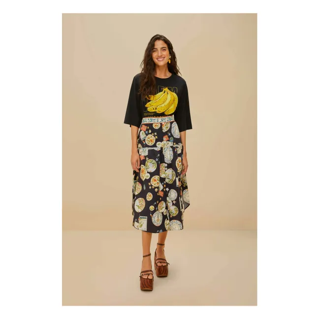 Tropical Bananas T-shirt | Black