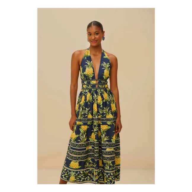 Robe Delicate Pineapple | Bleu marine