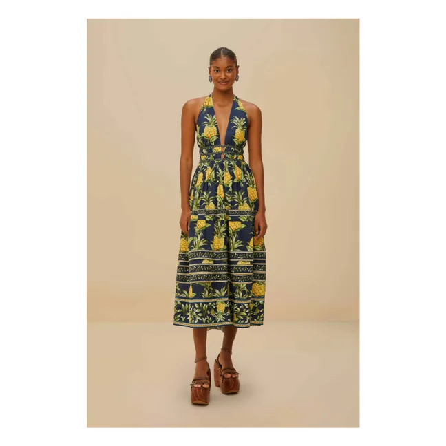 Robe Delicate Pineapple | Bleu marine